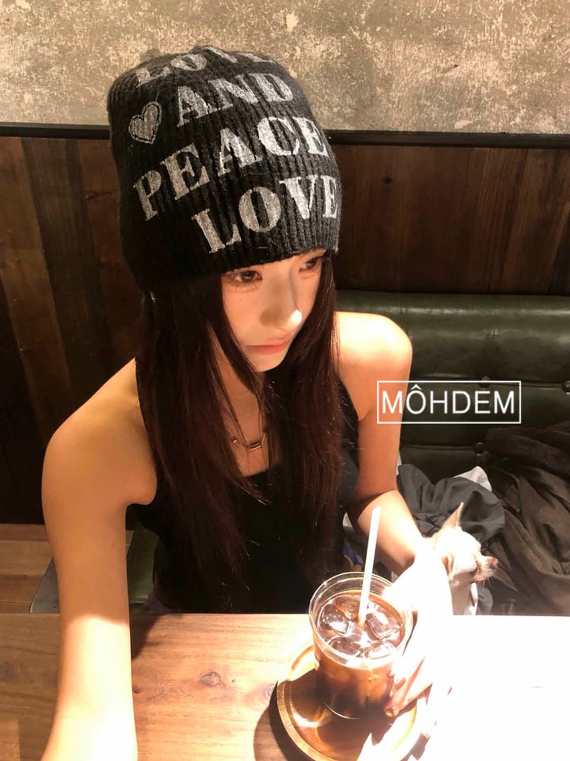 [Unisex] Y2k 러브 비니 모자 상품이미지1