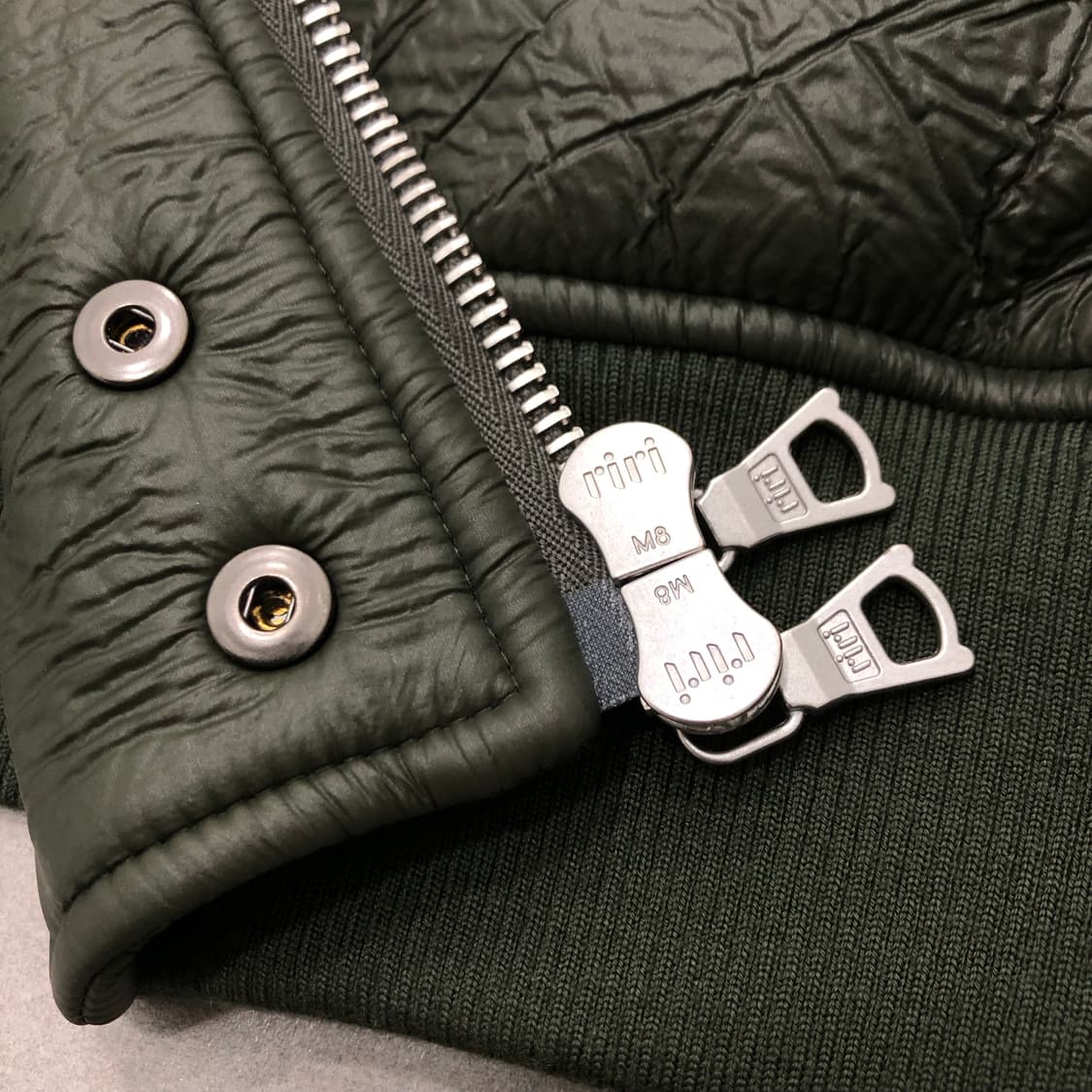 드리스반노튼 크링클 봄버 집업 자켓 L 상품이미지4