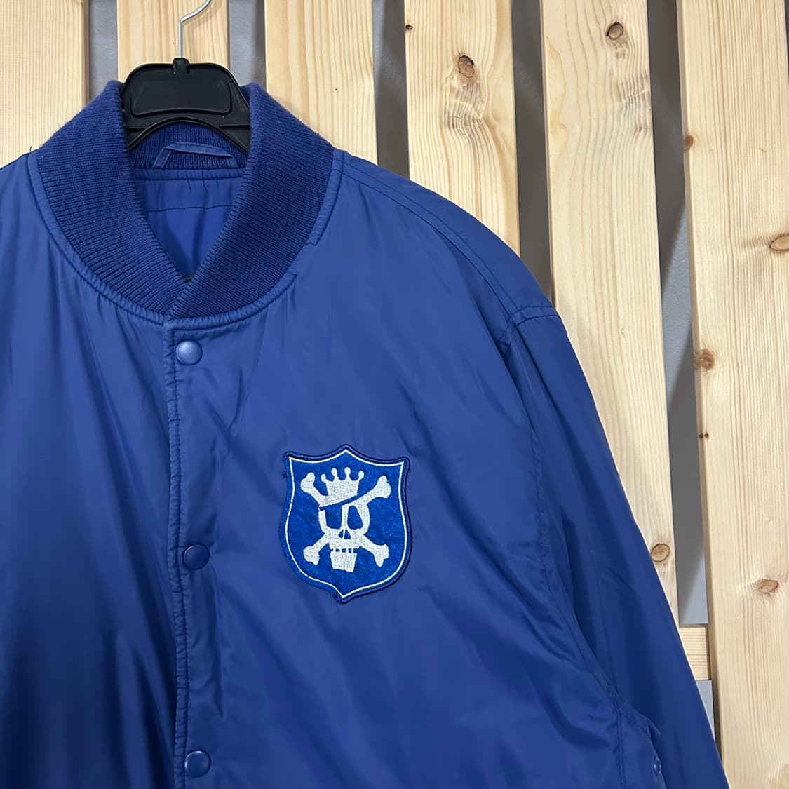 (L) 00s 스투시 스컬 쉐도우 스타디움 봄버자켓  상품이미지2