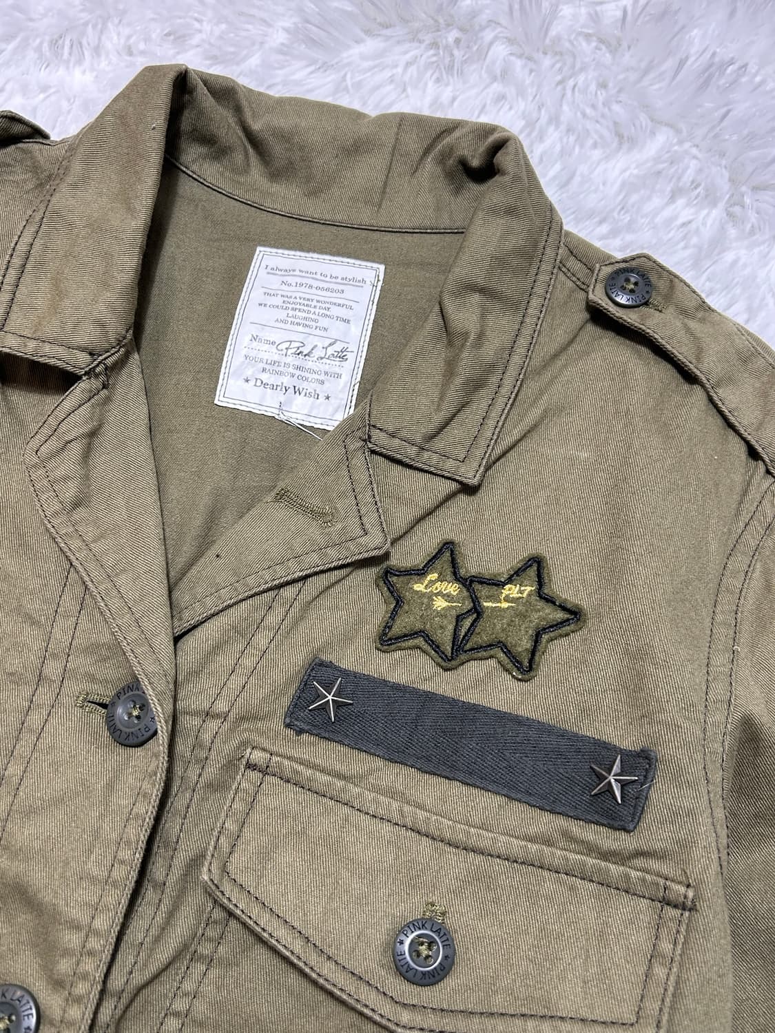 pinklatte y2k cotton jacket 상품이미지2