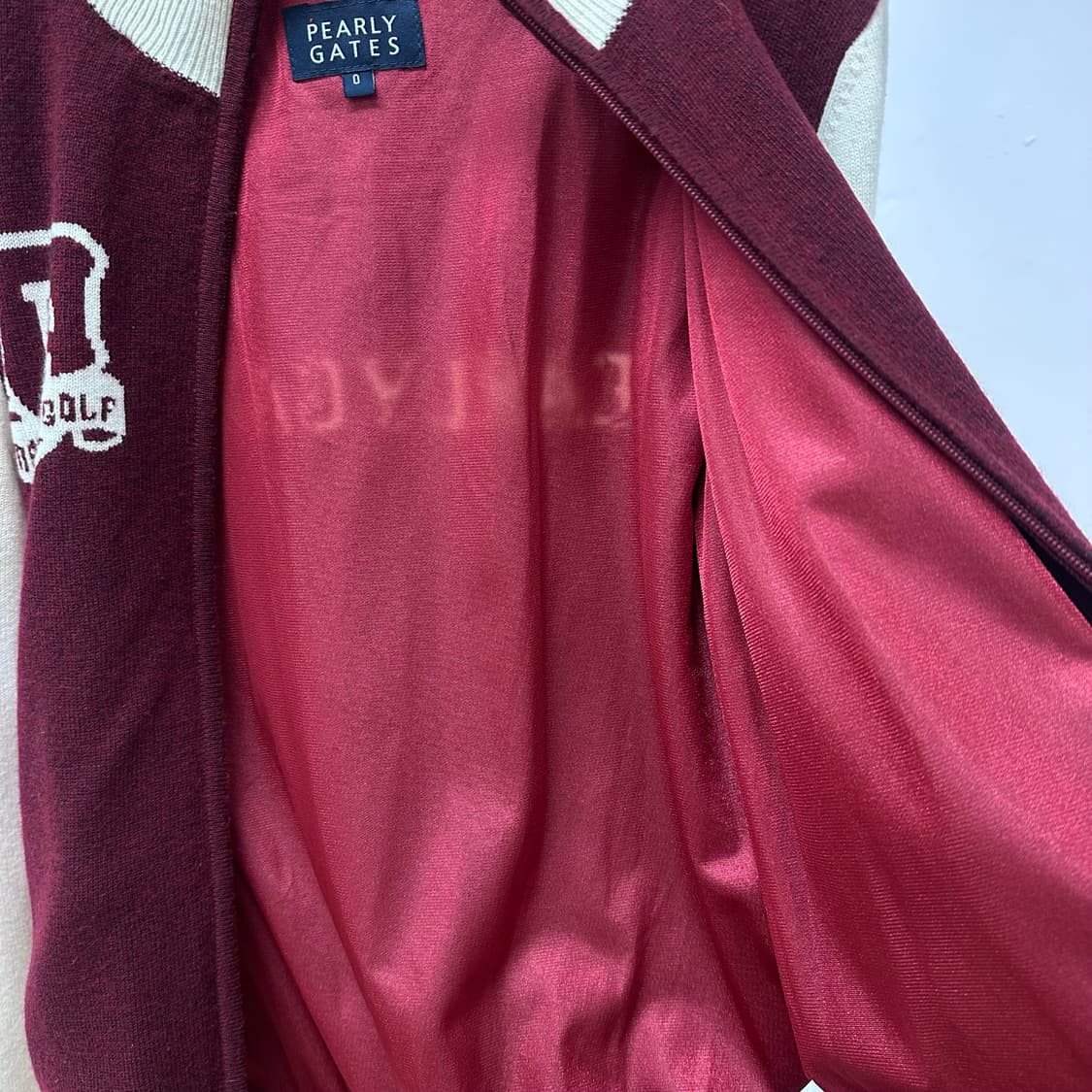 파리게이츠 골프웨어 여성 방풍 울캐시미어 집업가디건 0사이즈 J25 상품이미지7