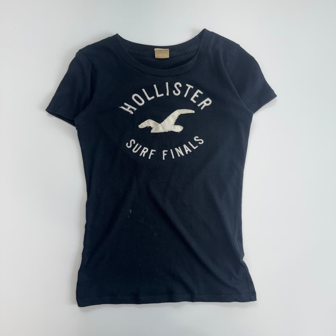 Hollister 홀리스터 스펠아웃로고 네이비 반팔 상품이미지3