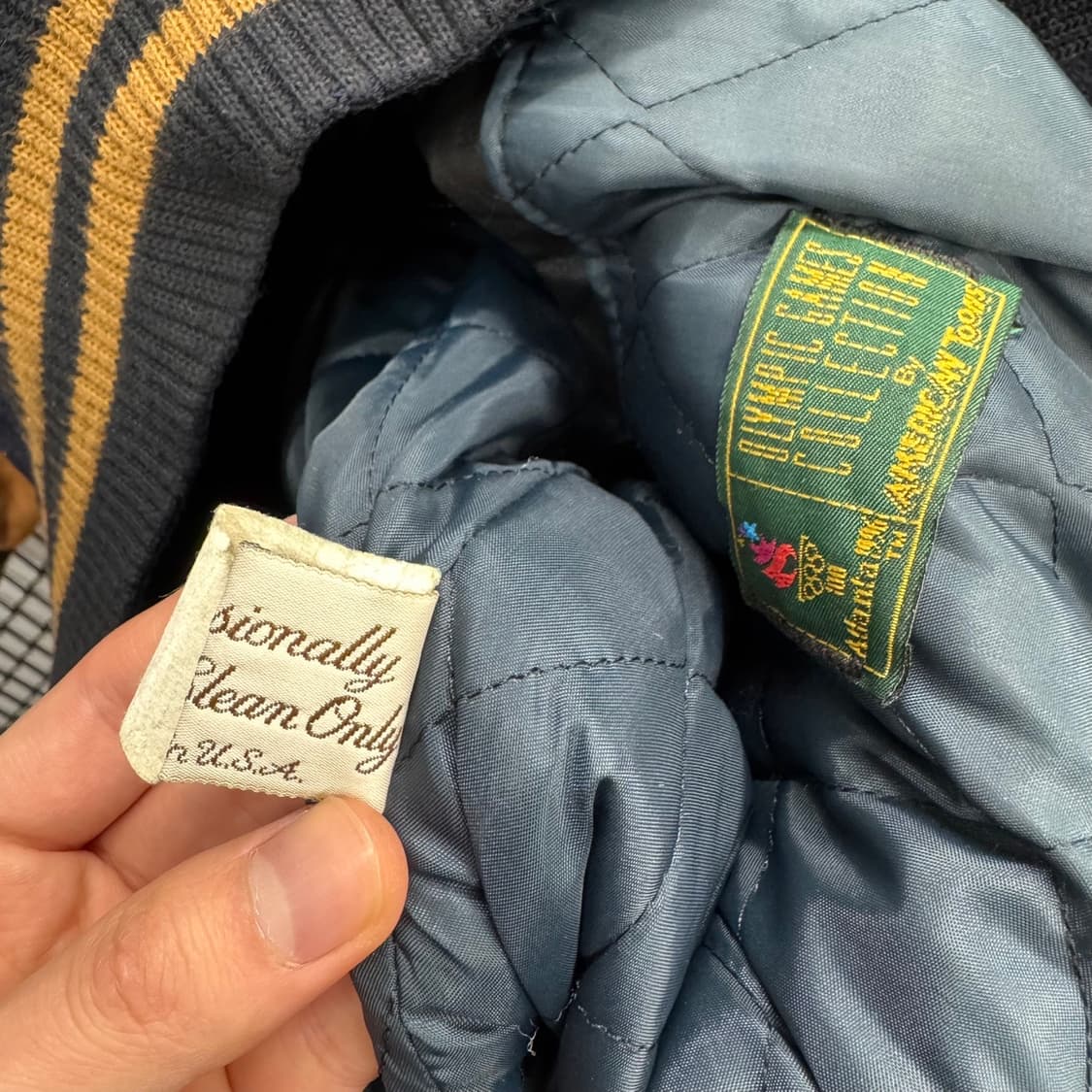 아메리카 툰즈 X 1996 아틀란타 올림픽 바시티자켓 빅로고 디테일 상품이미지8