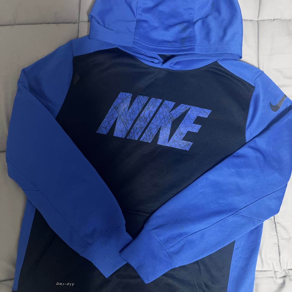 나이키 후드티/브랜드/옷/블루/파랑/빈티지/교복아우터 상품이미지3