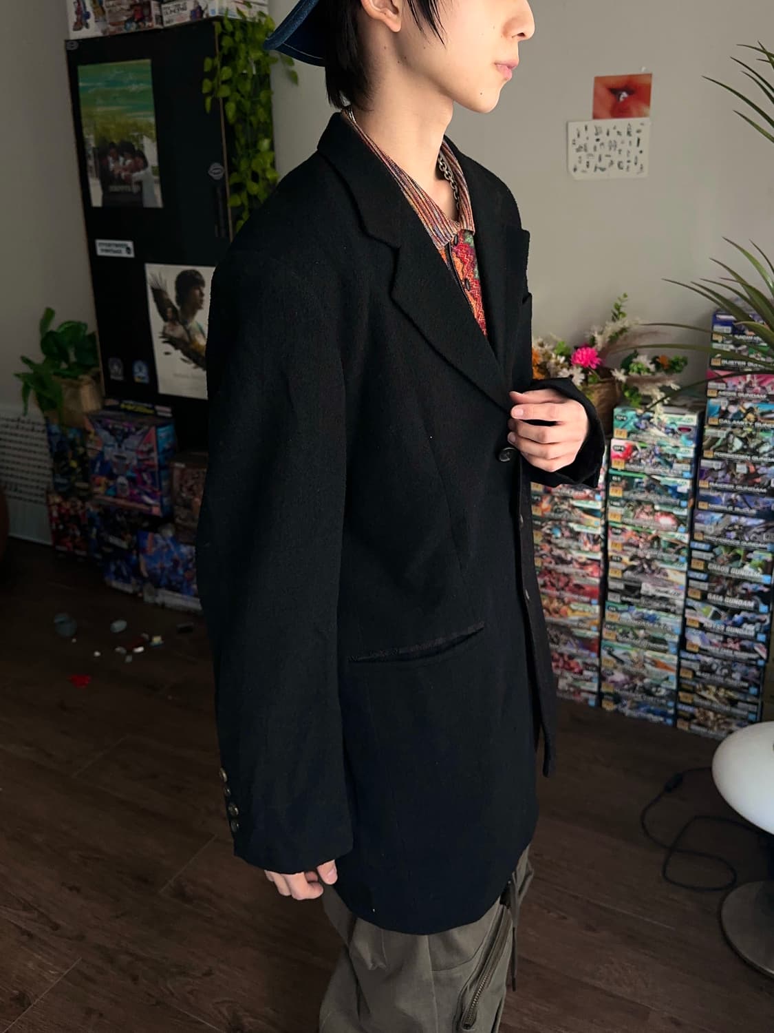 Yoshiyuki Konishi 모드 엠브로이더리 블레이저 상품이미지6