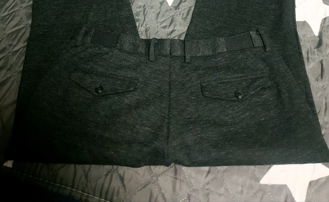 다니엘크레뮤 스판 울혼방 기모 슬랙스 팬츠 다크그레이 (33) 상품이미지3