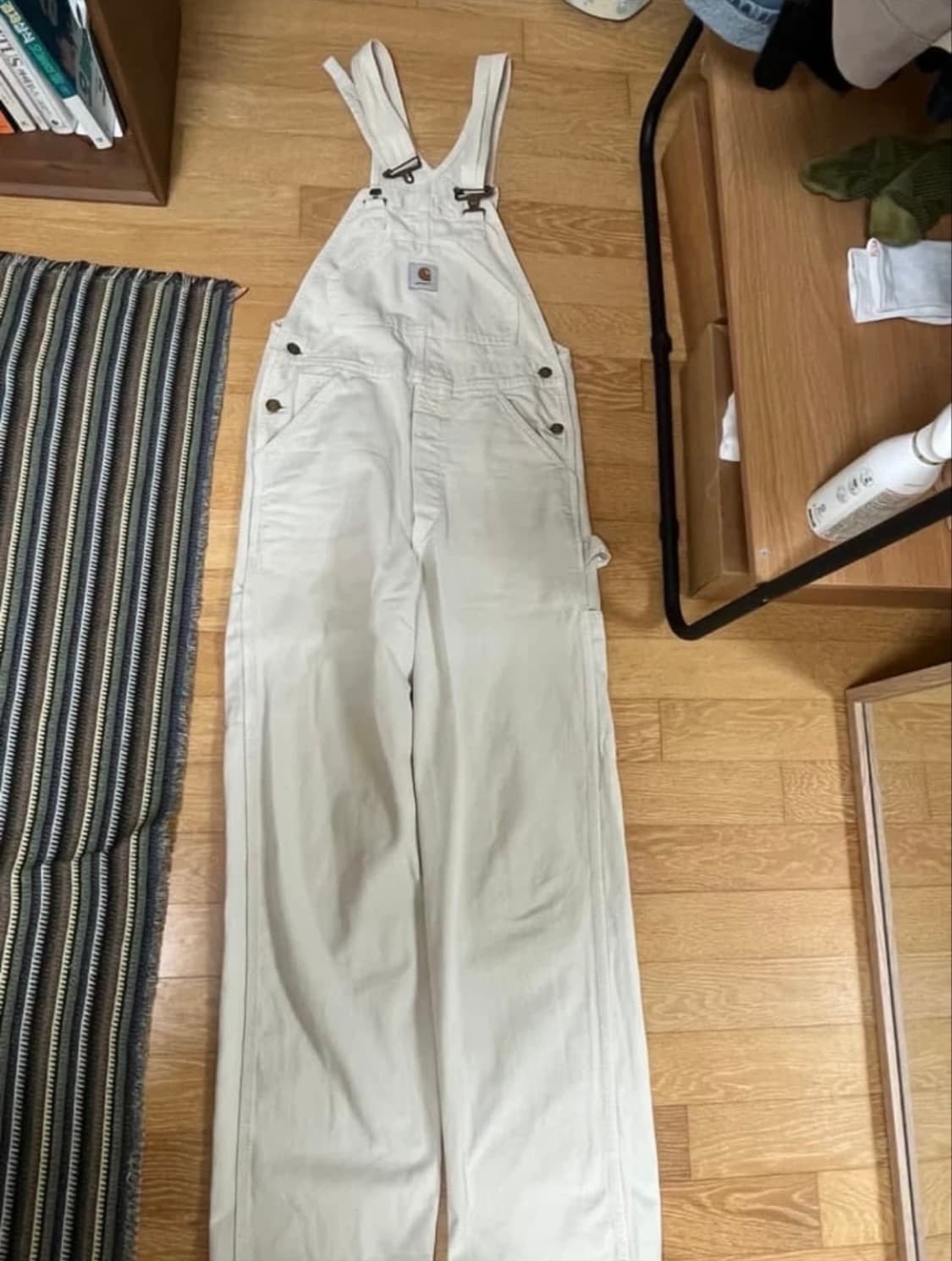 칼하트 오버롤 멜빵 팬츠 베이지 28x34 상품이미지1