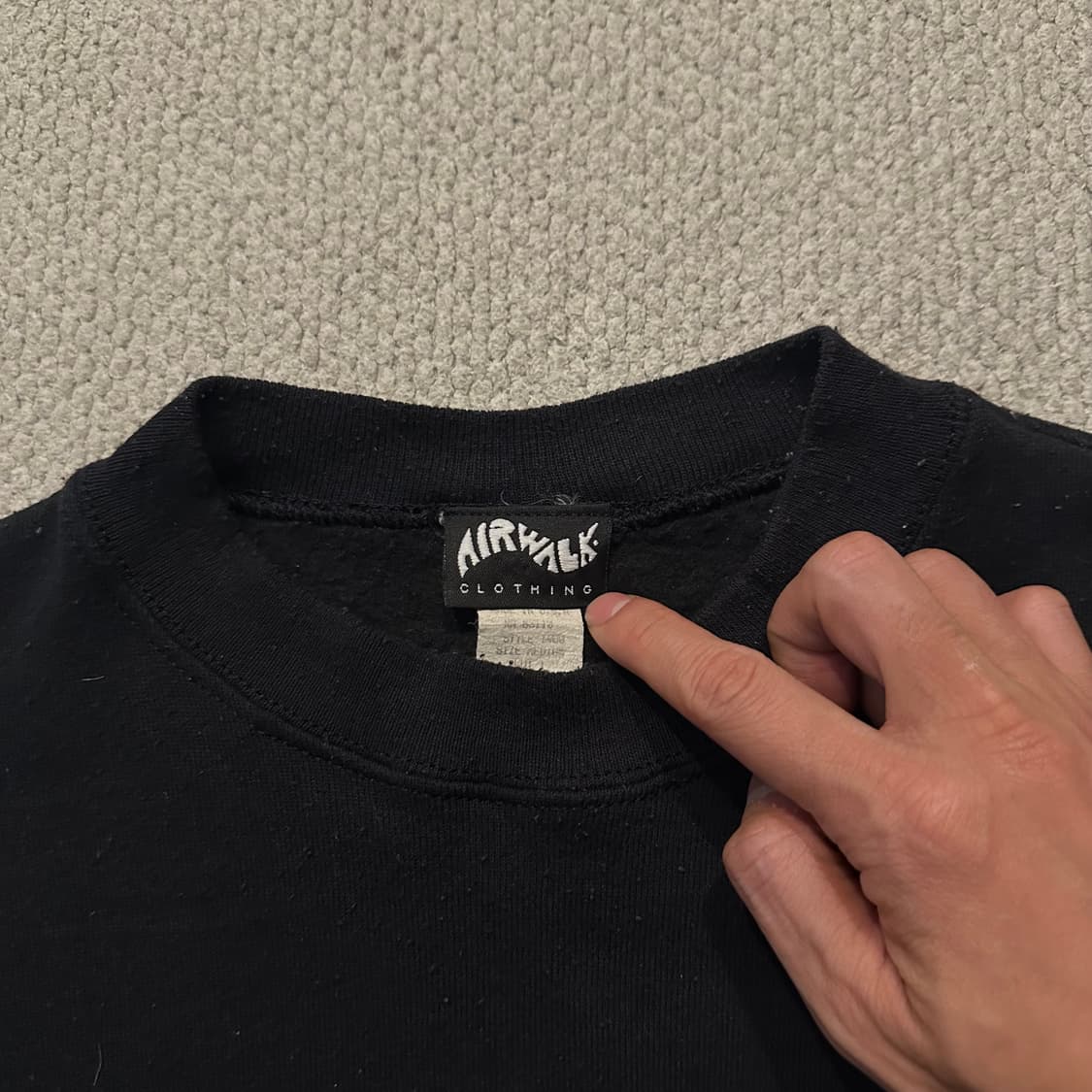 90s AIRWALK 그레이트풀 데드 스컬 맨투맨 상품이미지6