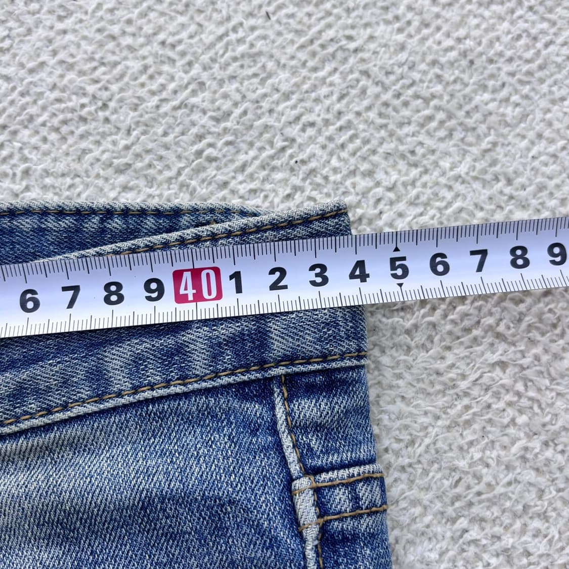 L TDH 남성 워싱 연청 데님 팬츠 0518E 상품이미지6