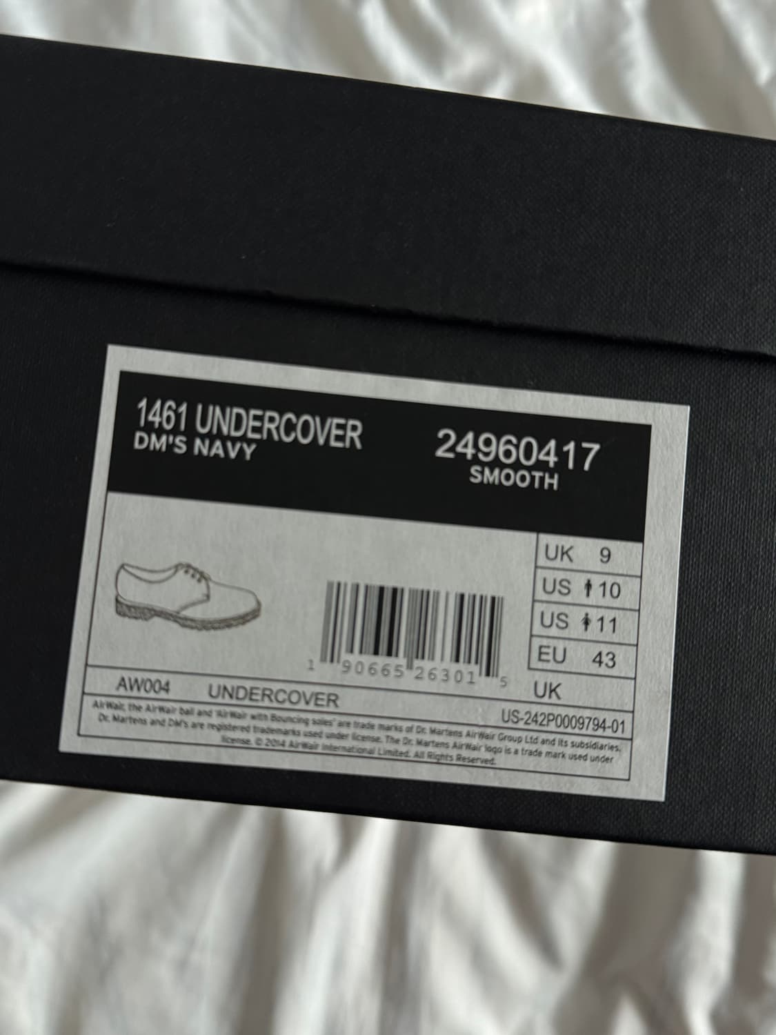 [280] MIE 닥터마틴 언더커버 1461 상품이미지8