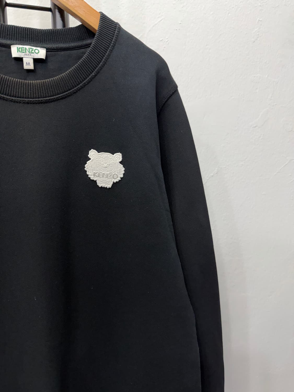 정품) KENZO 겐조 여성 블랙 맨투맨 원피스 M  상품이미지4
