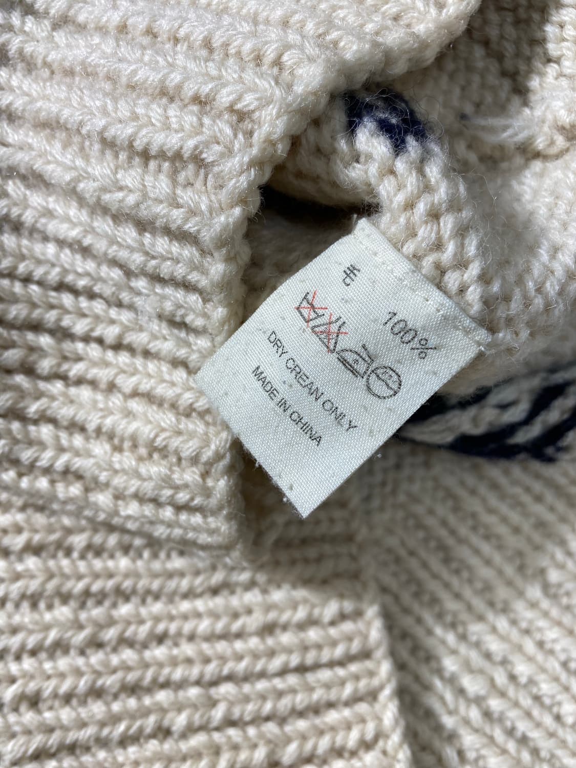 [2] 45rpm 재패니즈 빈티지 코위찬 니트집업 상품이미지8