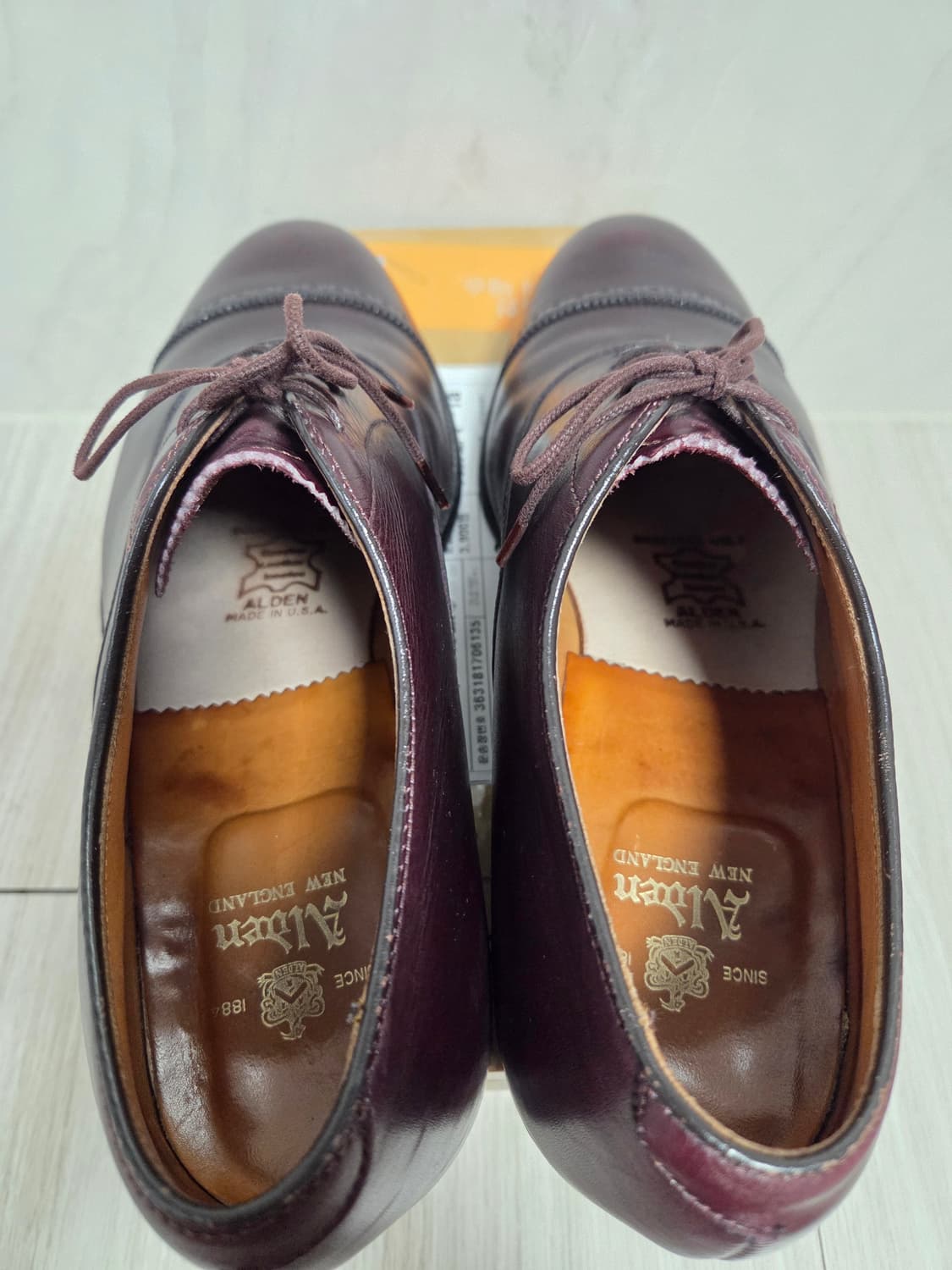 알든 905 버건디 캡토슈즈 (8) 265mm 상품이미지6