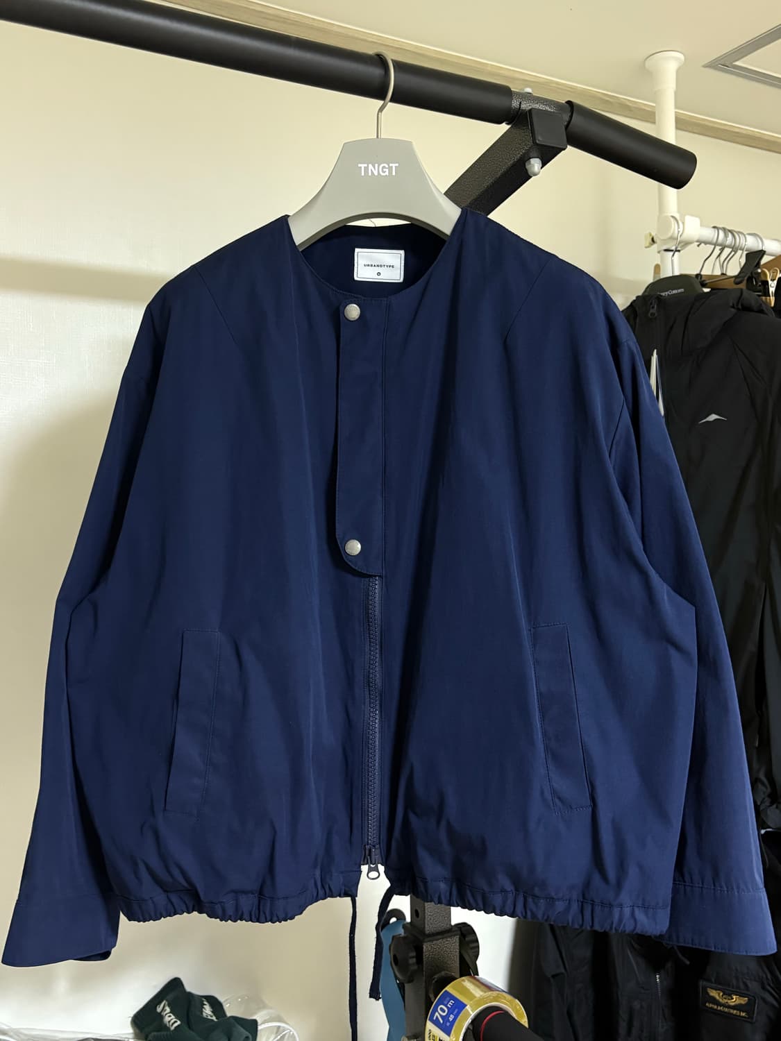 어반디타입 노카라 자켓 m 팔아요 상품이미지1