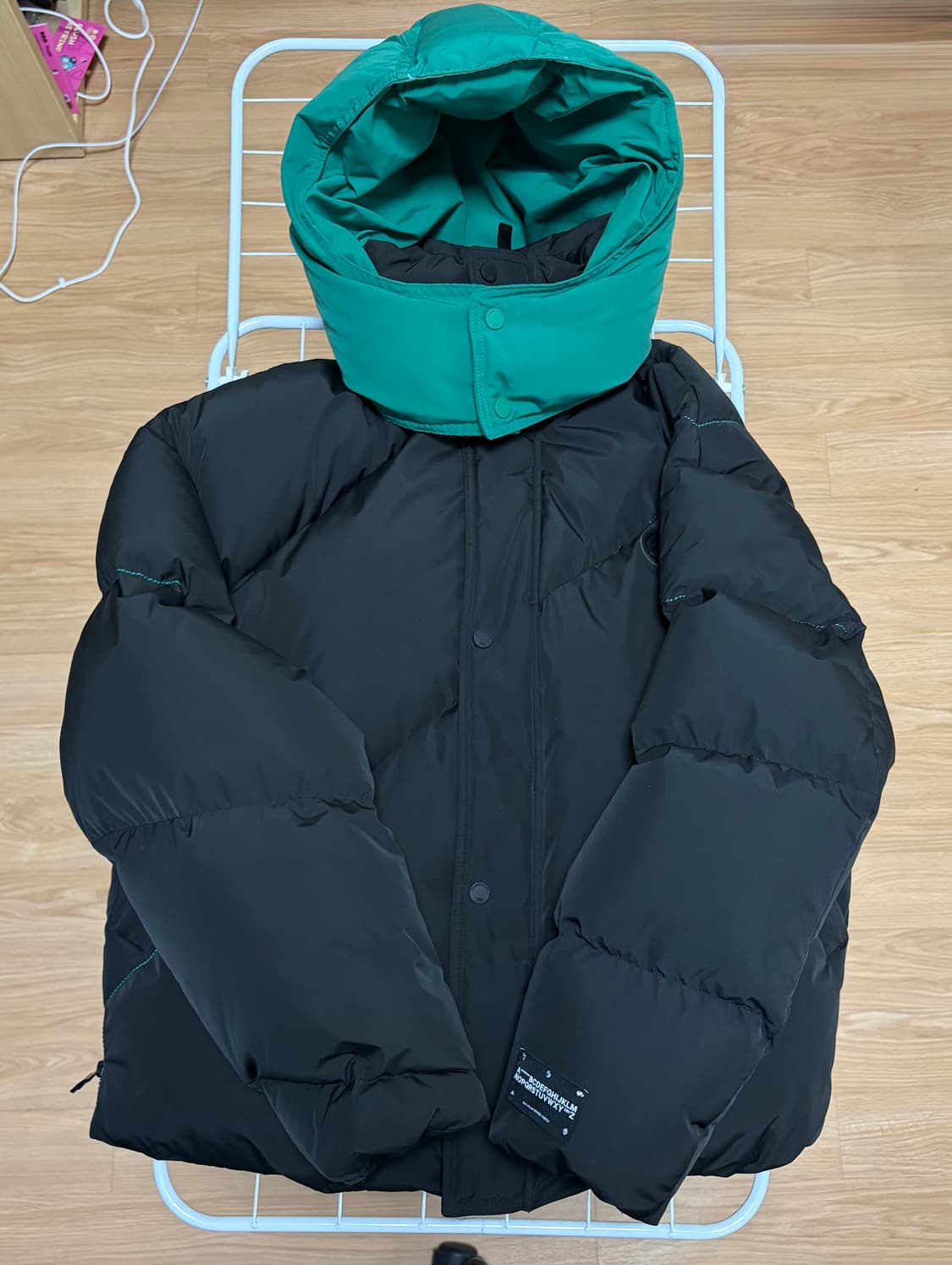 자라 x 아더에러 오버사이즈 덕다운 푸퍼 패딩 블랙 S급 상품이미지1