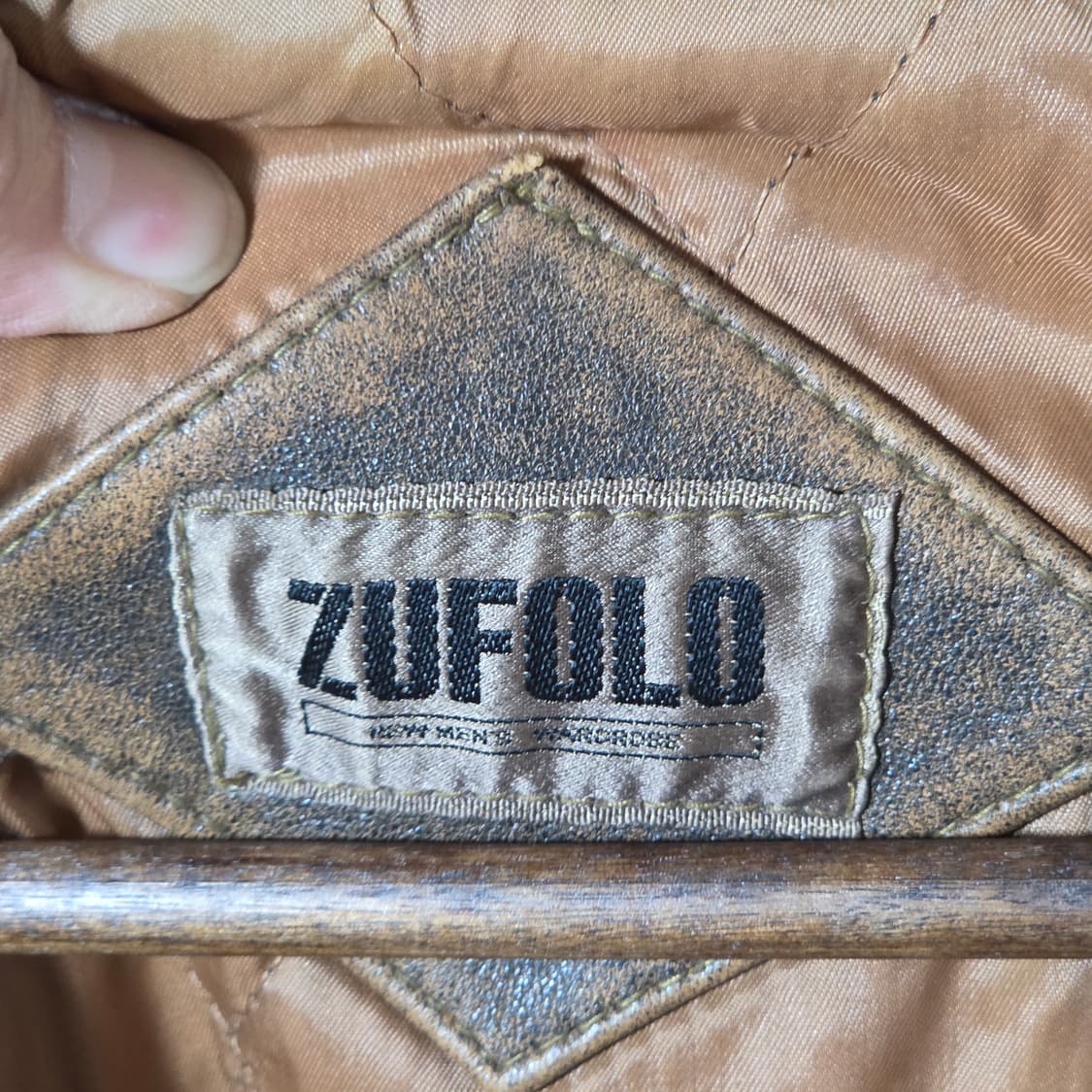 빈티지 돈피 카멜 브라운 가죽 봄버 상품이미지9