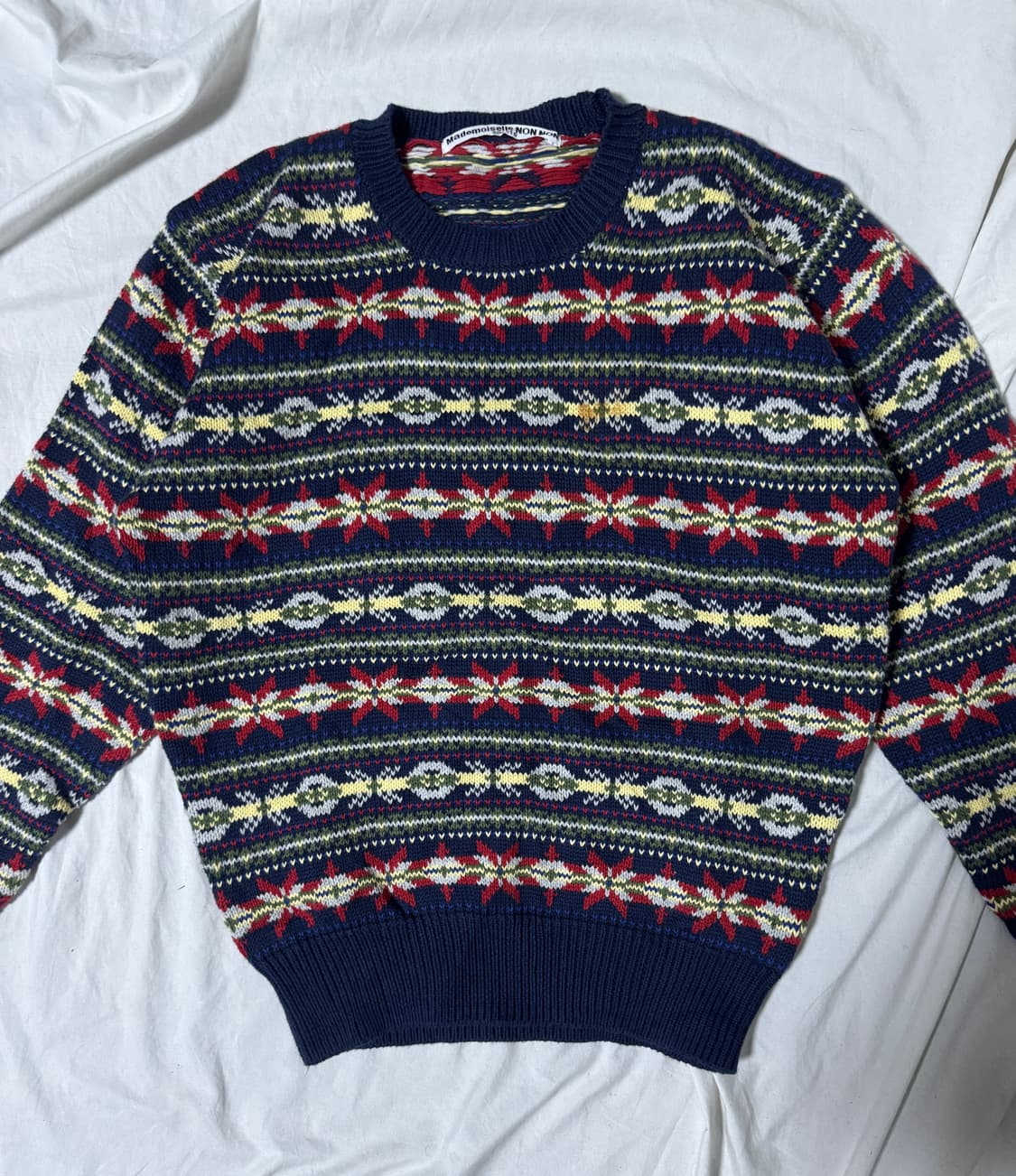 마드모아젤 논 논 페어아일 니트 상품이미지3