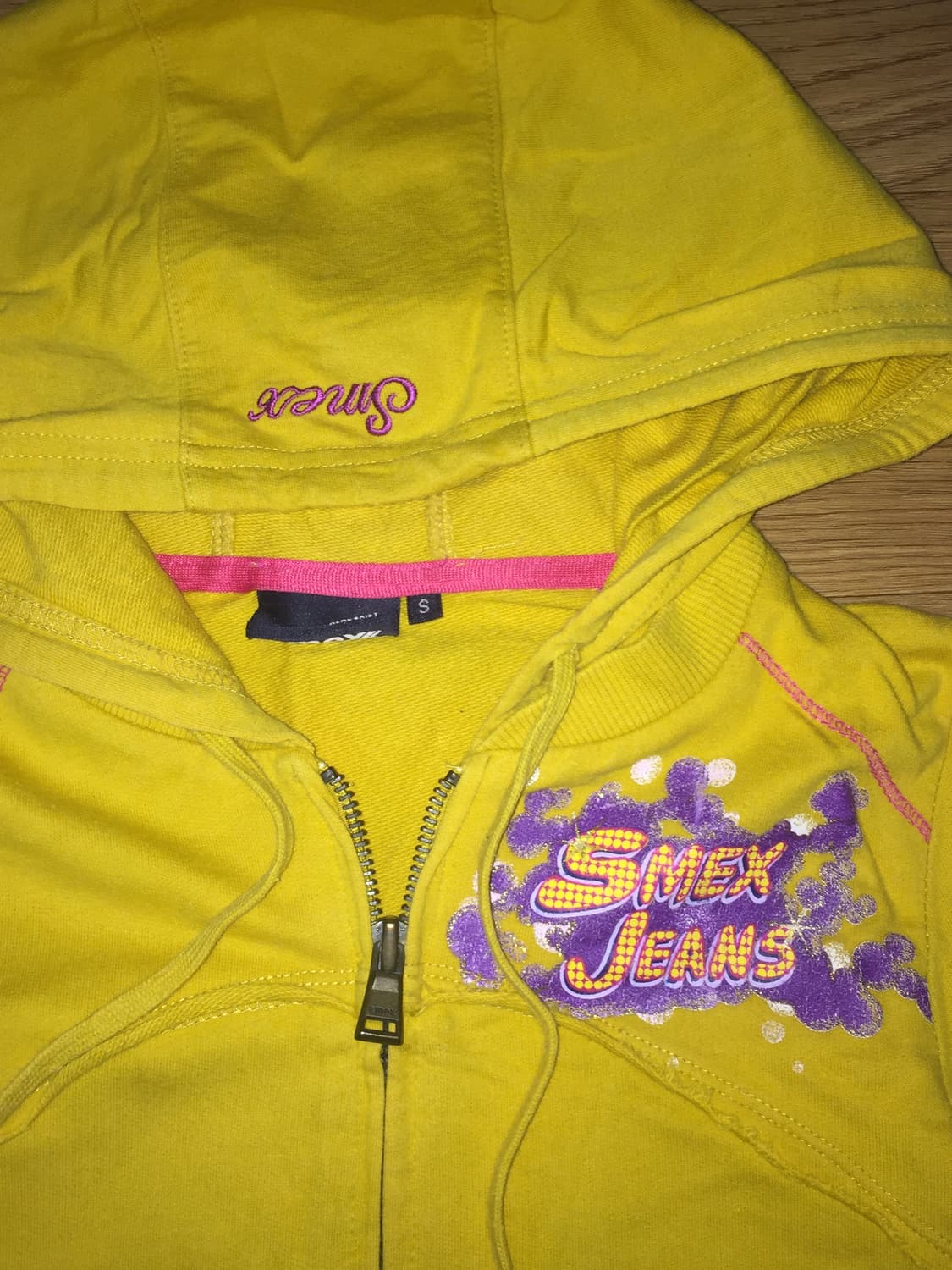 Y2k 레어 디자인 옐로우 셋업 상품이미지5