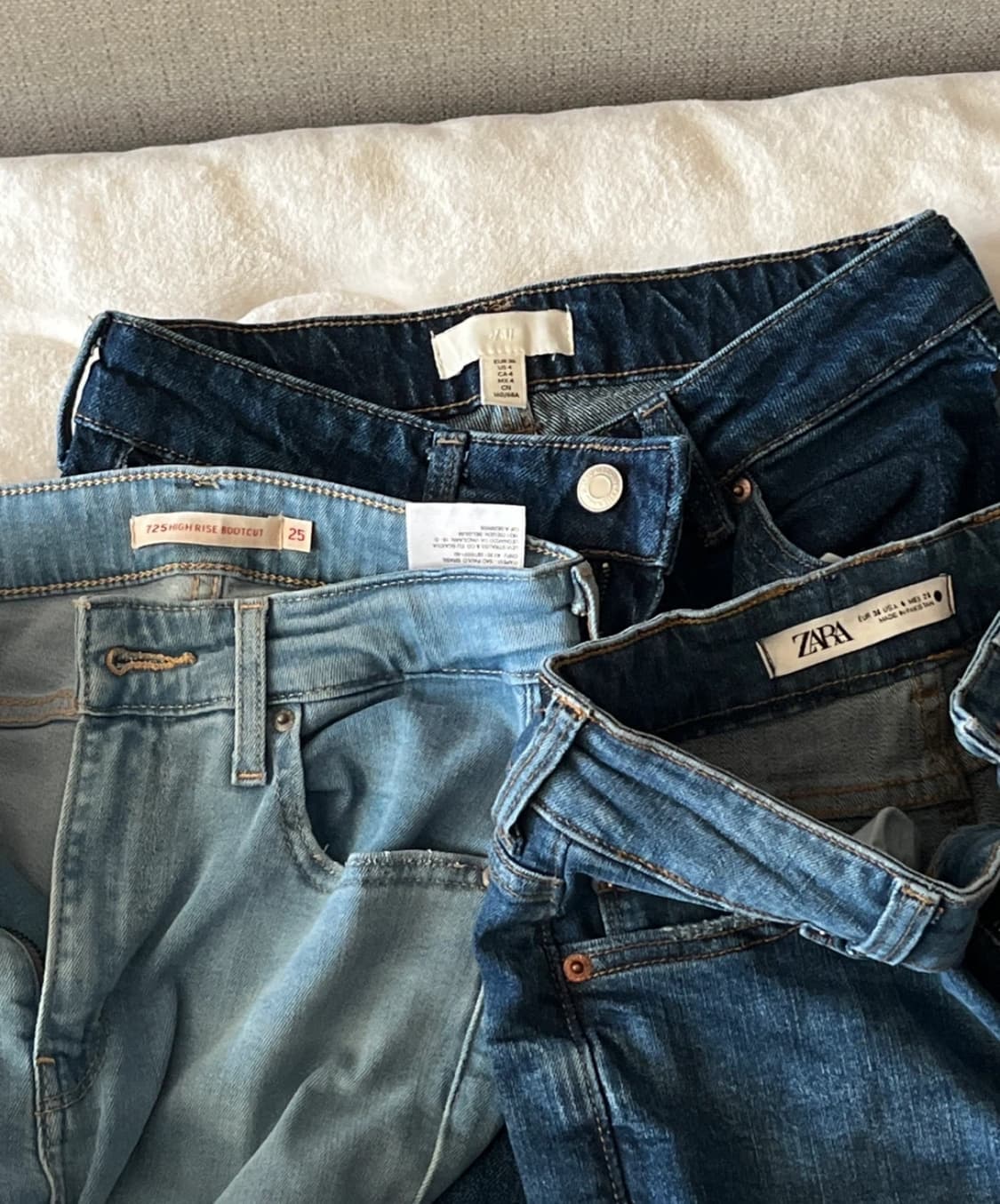 자라/ 흐엠므/ 리바이스 25,26 사이즈 부츠컷 몽땅 처분  상품이미지1