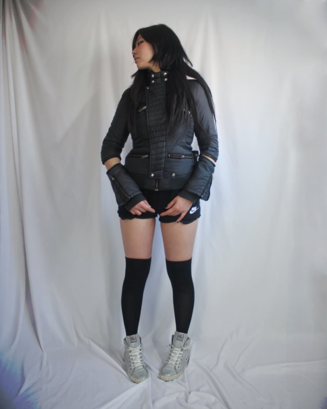 Rider panel tech multi-zip puffer jacket 상품이미지10