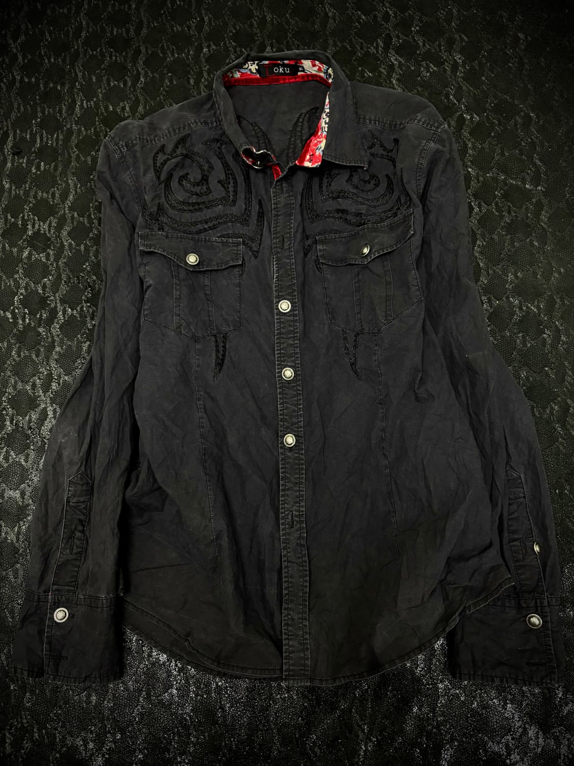 “Vintage”00’s V-Kei Tribal Wings Shirts 상품이미지8