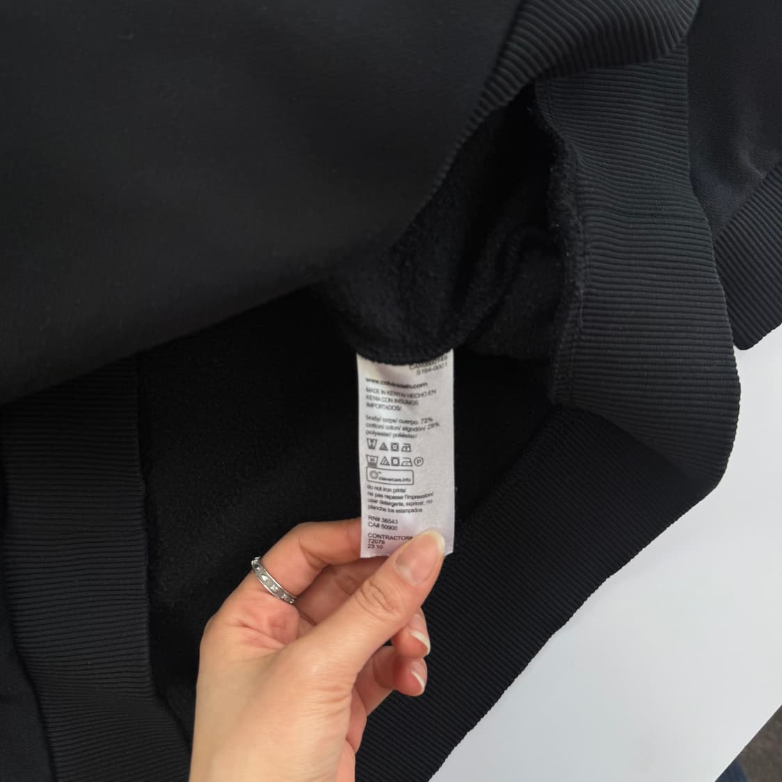 Calvin Klein 캘빈클라인 ck 로고 블랙 후드티 상품이미지7