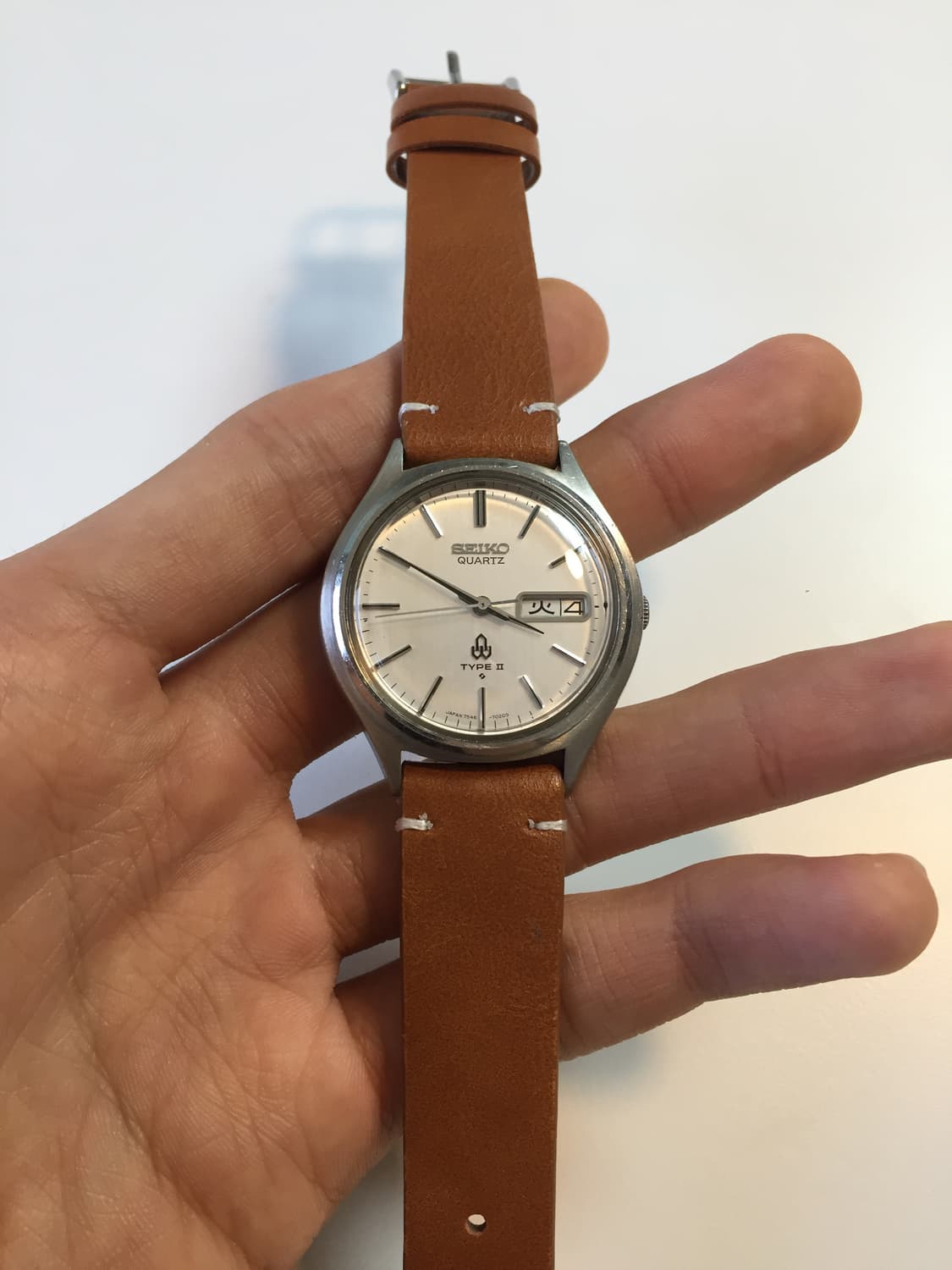 70s seiko type 2 silver dial quartz 상품이미지4