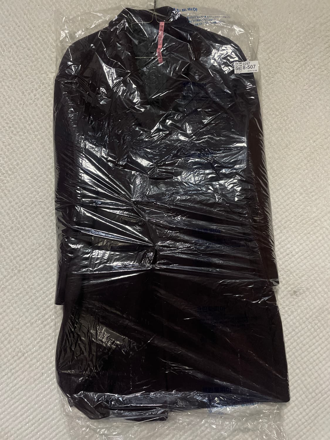 SYSTEM HOMME 시스템옴므 캐시미어 블렌드 양모 싱글 코트 버건디 상품이미지3