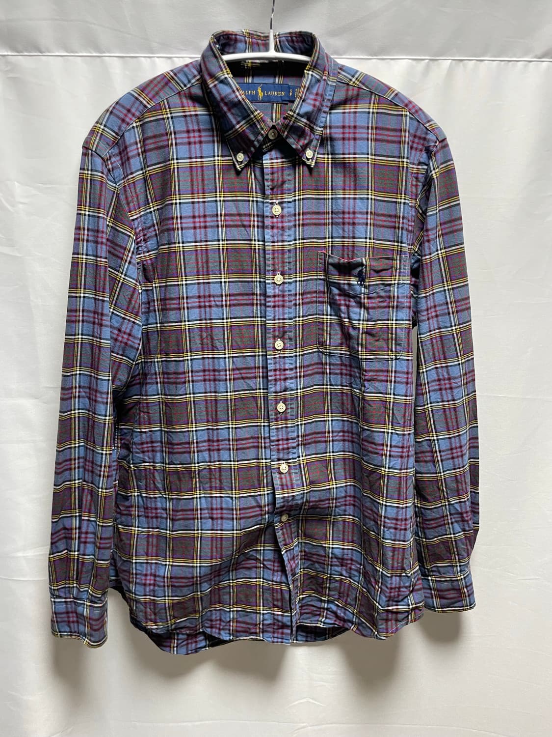 폴로 랄프로렌 체크 포켓 셔츠 상품이미지1