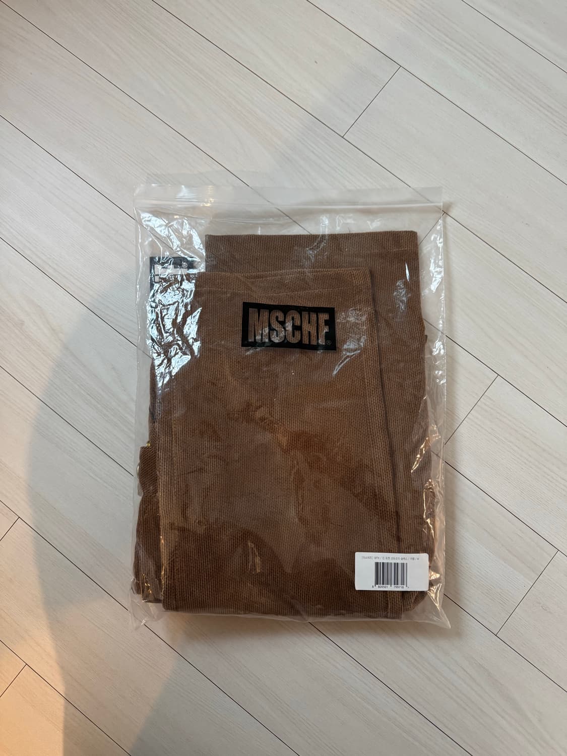 미스치프 18FW 집 포켓 코듀로이 슬랙스 카멜 M 상품이미지2