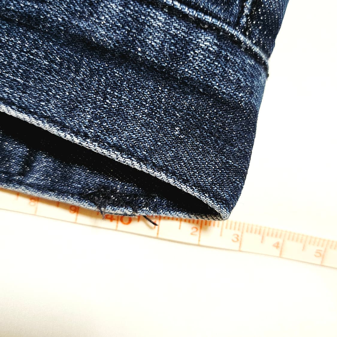 [34][띠어리Theory] 라피 슬림핏 스트레이트 데님 팬츠 다크인디고 상품이미지8