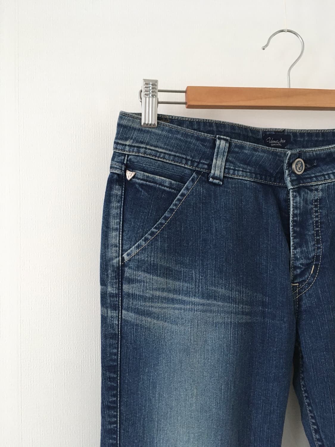 washing blue bootscut jeans 상품이미지5