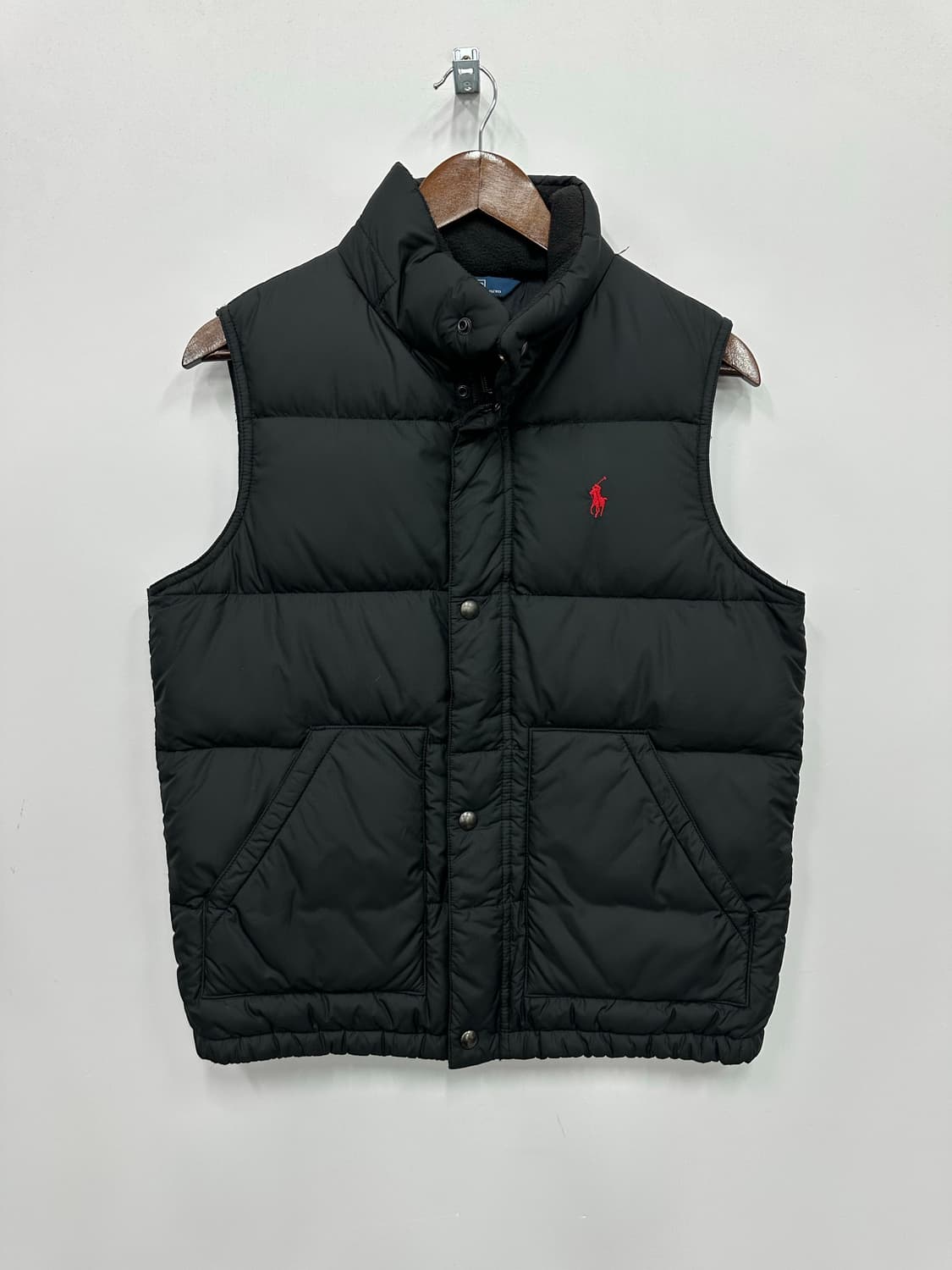 폴로 블랙 조끼 패딩  상품이미지1