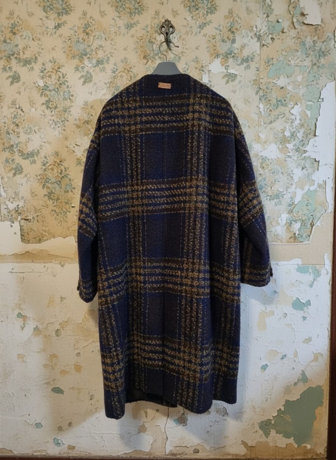 Thursday Island 체크 롱 코트 M 상품이미지2