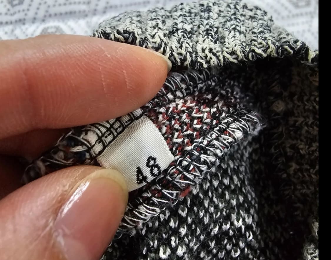 미쏘니 패턴 니트100 상품이미지5