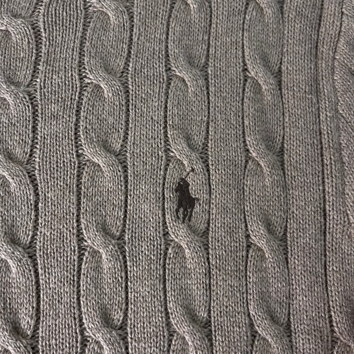 105 폴로랄프로렌 코튼 꽈배기 베이지 니트 상품이미지3