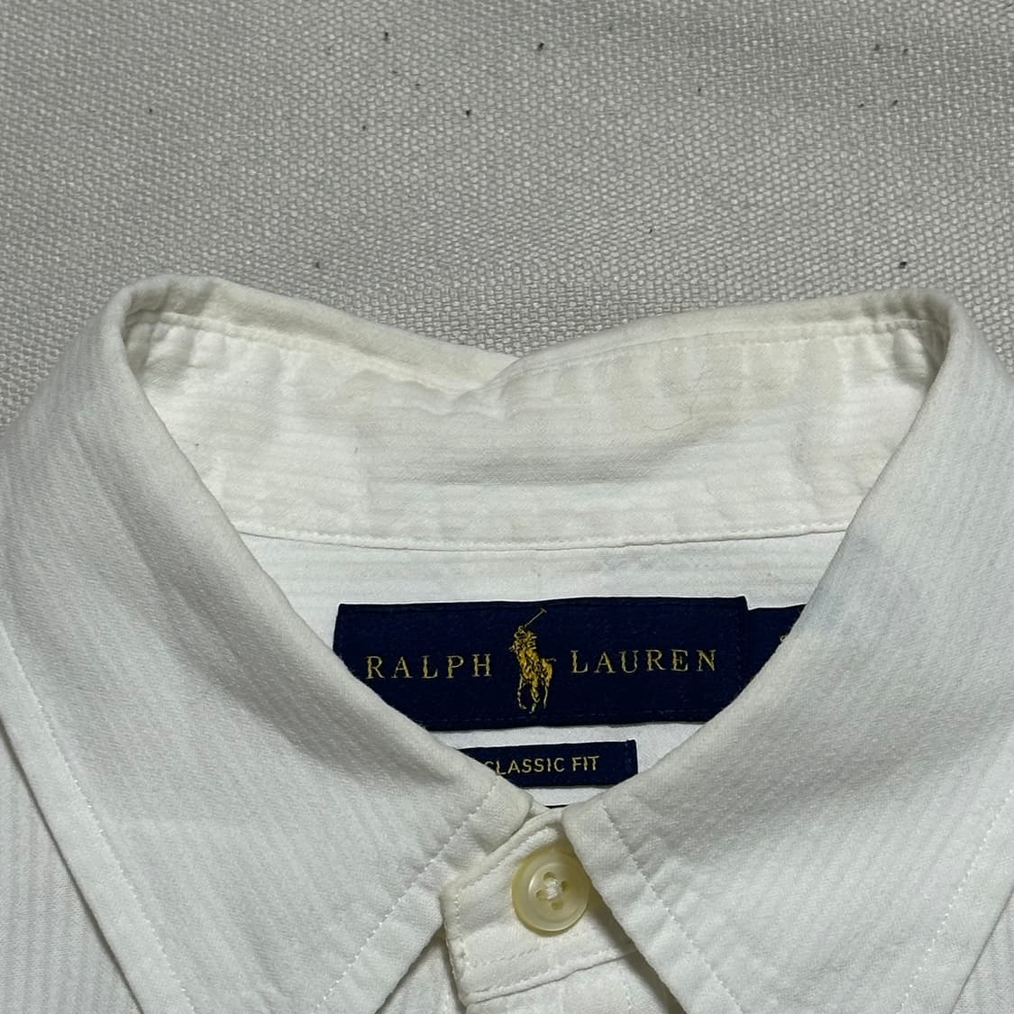 S 폴로랄프로렌 코튼 화이트 클래식 핏 셔츠 상품이미지9