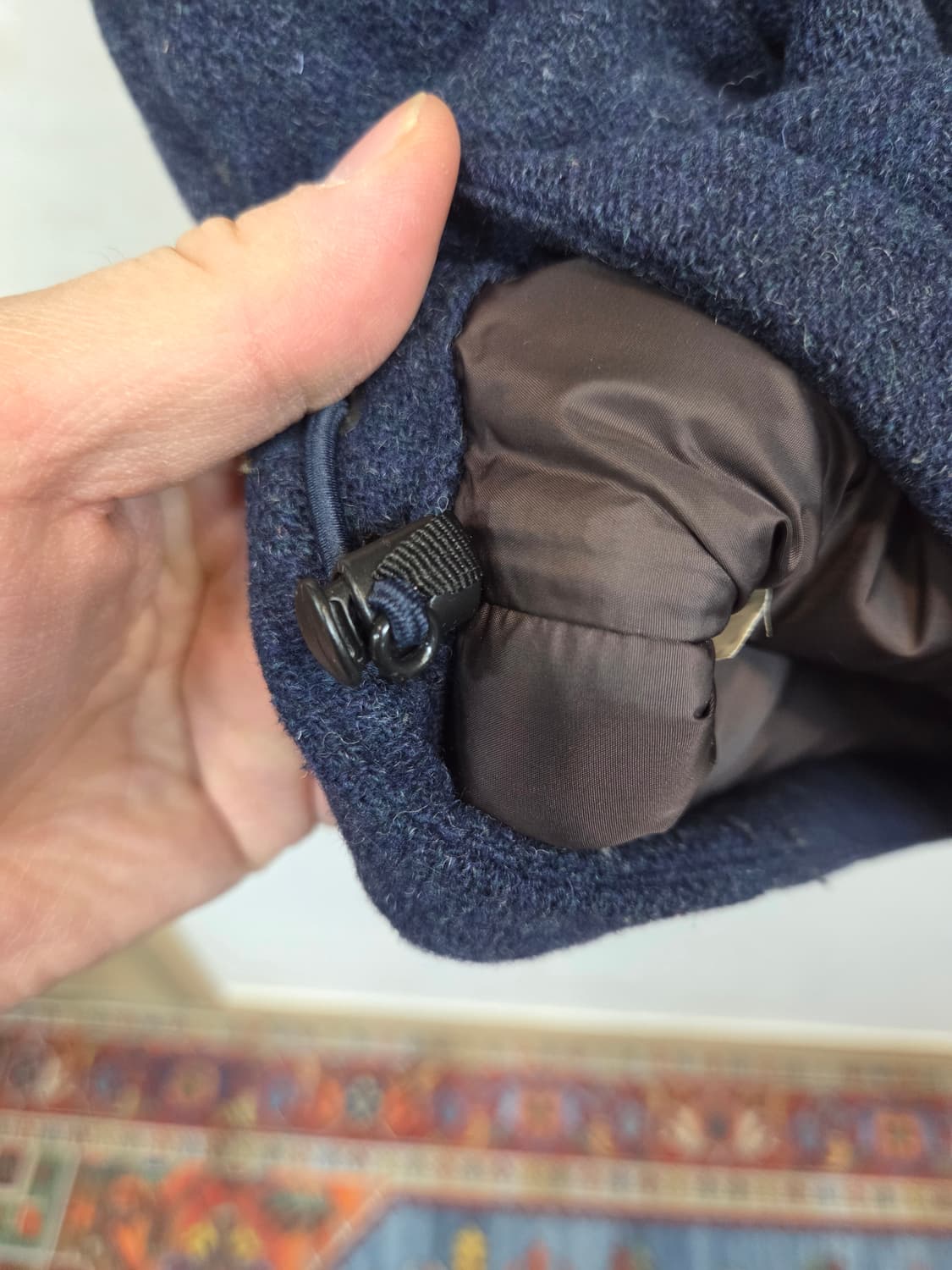 노스페이스 화이트라벨 헤링본 울 구스다운 패딩조끼 m 상품이미지5