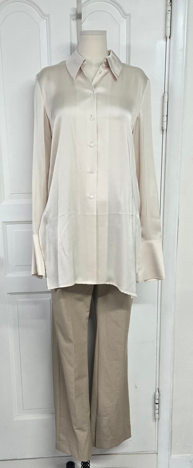 새상품)로우클래식 실키셔츠 상품이미지3