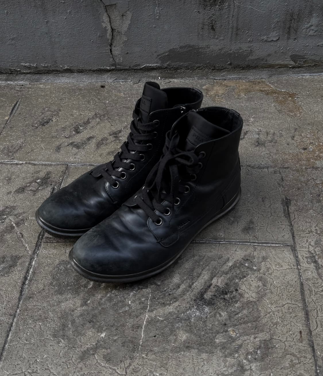 프라다 스포츠 레더 앵클부츠 상품이미지1