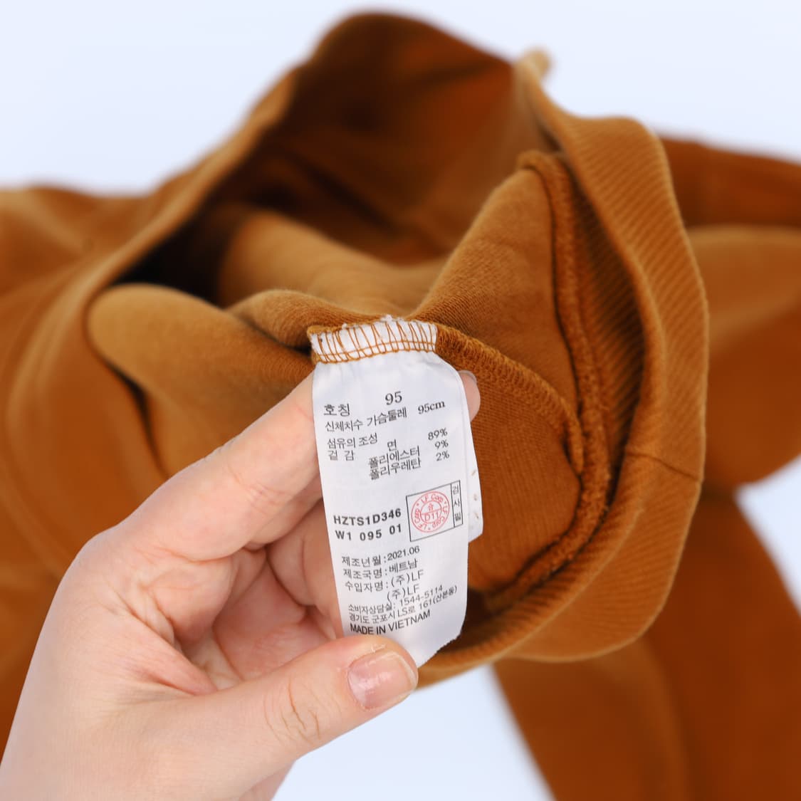 95 헤지스 남성 맨투맨 티셔츠 N7599 상품이미지4