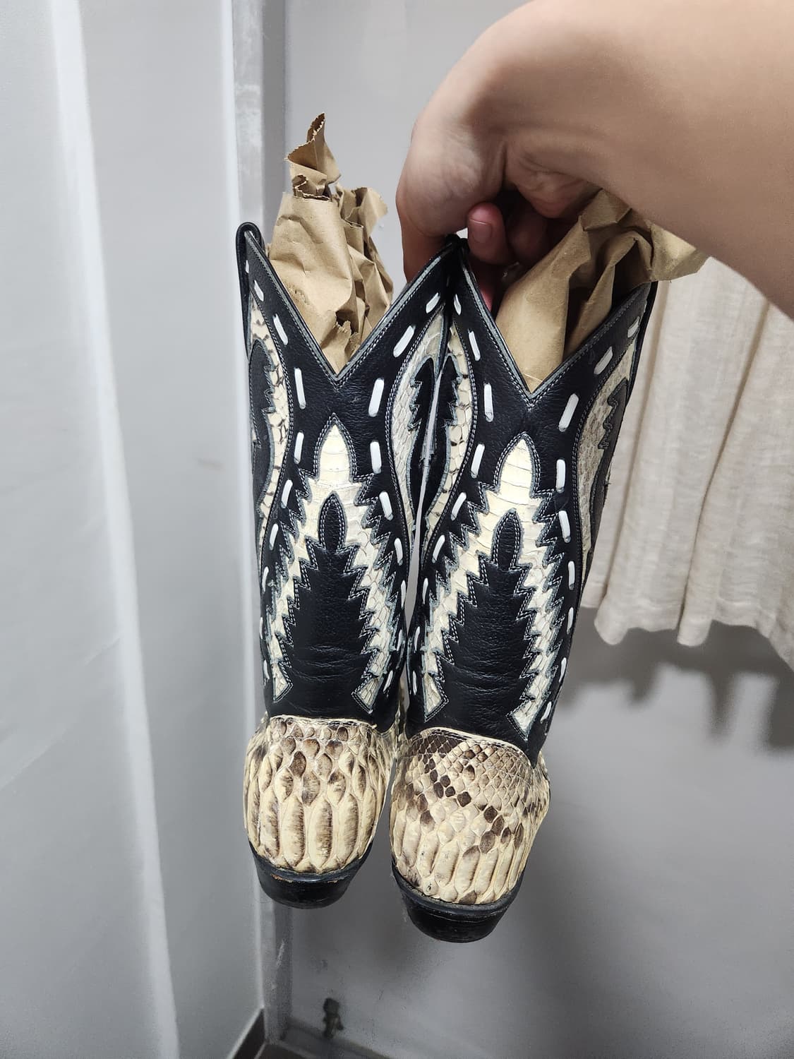 뱀피 웨스턴 부츠 상품이미지2