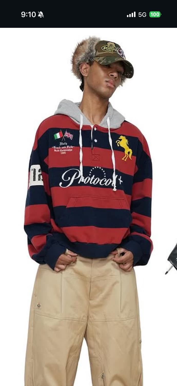 프로토콜 인덱스 폴로 레드 후디/3  상품이미지2