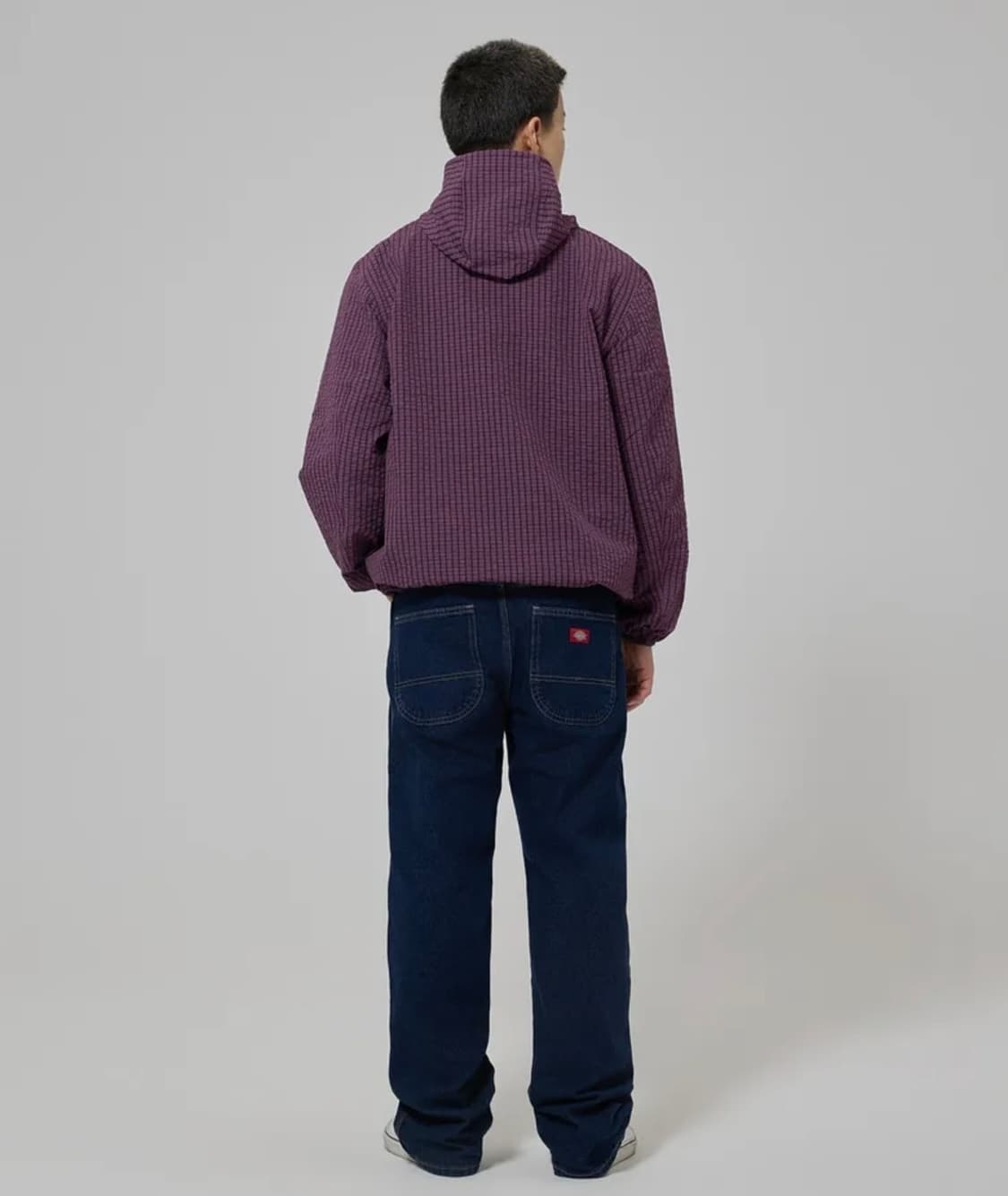 디키즈 그리드 체크 라이트 윈드브레이커 Purple 상품이미지3