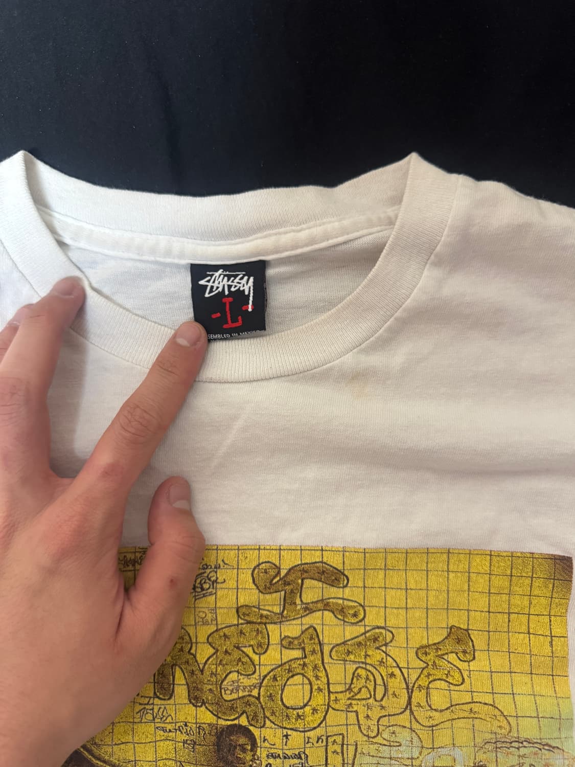 90‘s stussy x jon naar L 상품이미지2