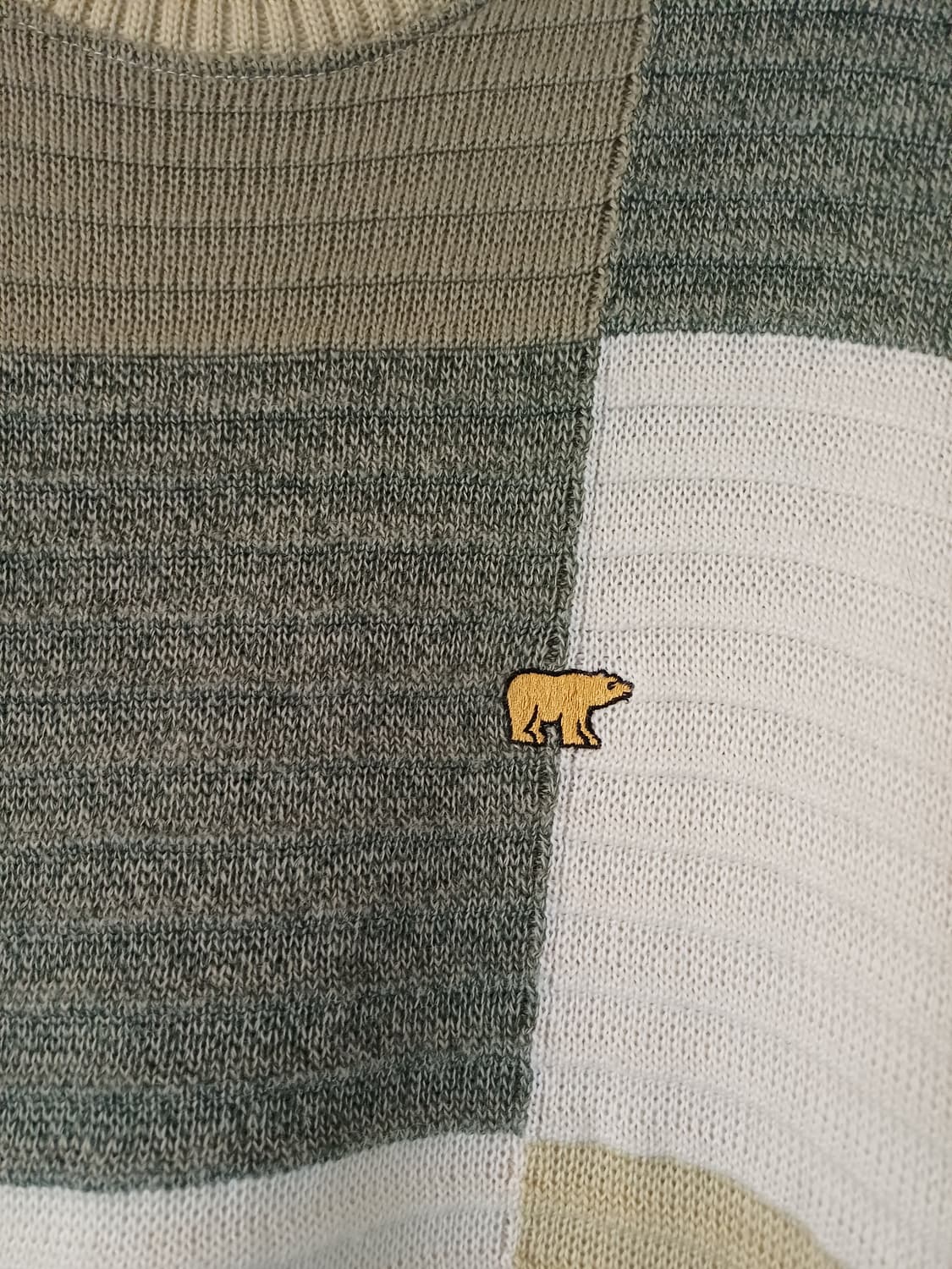 Golden Bear 빈티지 패턴 니트 L 상품이미지3