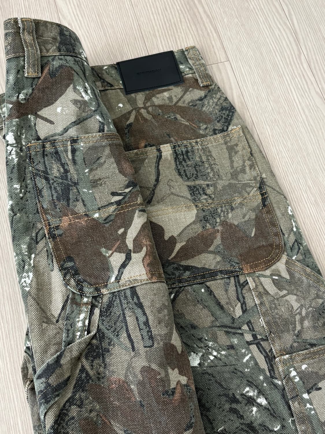 Birthday 리얼트리 패턴 카펜터 팬츠 M  상품이미지2