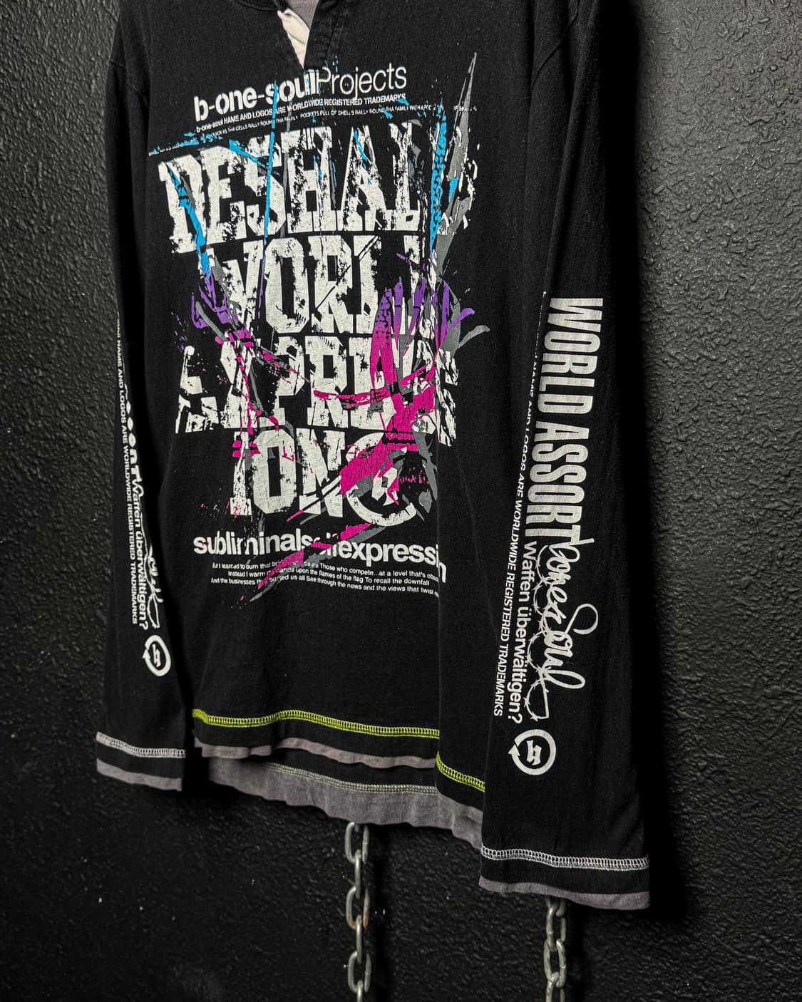 b-one soul projects – Graphic Long Sleev 상품이미지5