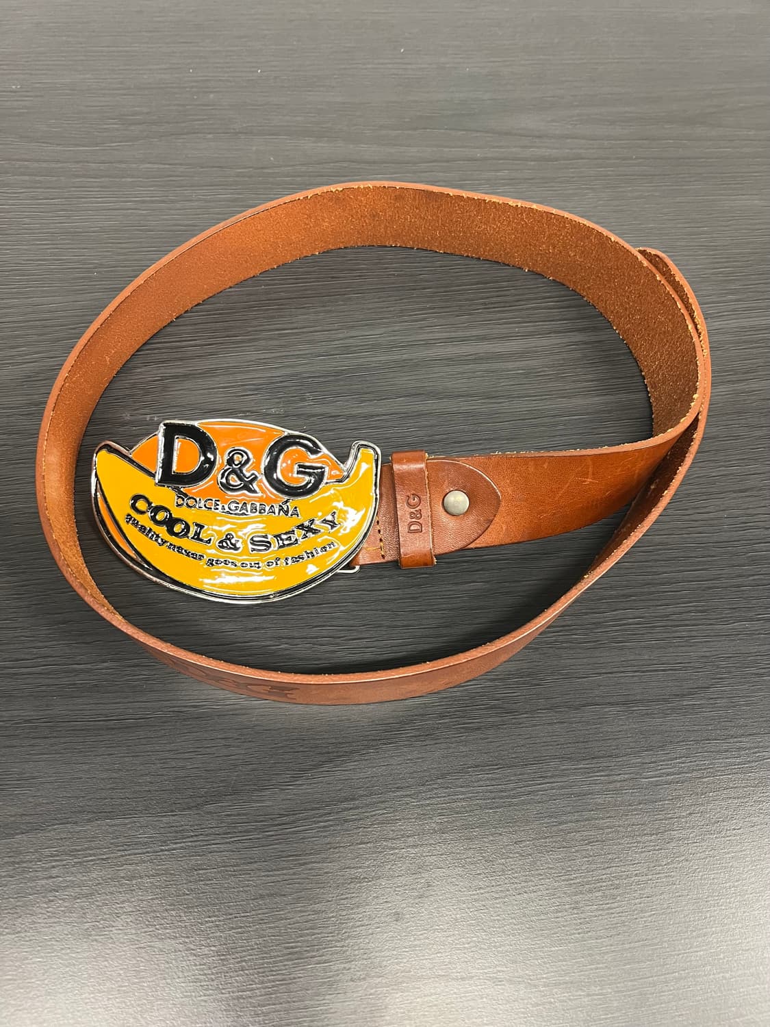 D&G 돌체앤가바나 쿨&섹시 바나나 벨트 상품이미지2