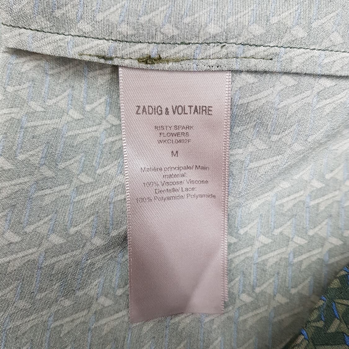 자딕앤볼테르 RISTY SPARK FLOWERS 패턴 롱 원피스 M사이즈 상품이미지8